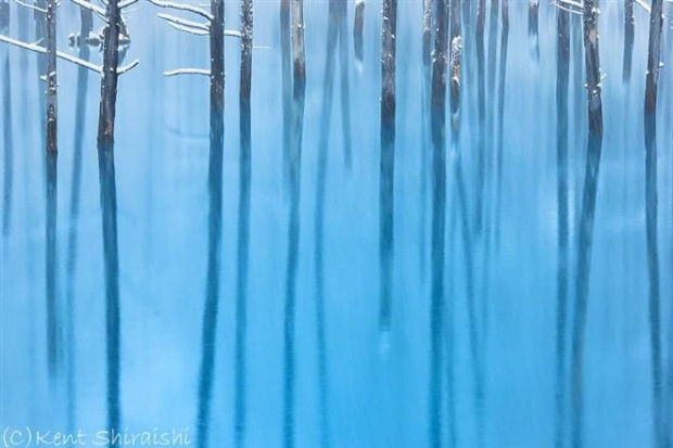 ภาพสวย! พาชมบ่อน้ำสีฟ้าสดที่ฮอกไกโด สวยเหลือเชื่อ