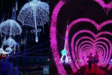 ระยิบระยับ! โลกแห่งแสงไฟในเมืองจี๋โม่ ประเทศจีน
